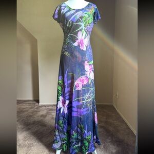 Maxi Dress (Reversible) by Midnight Velvet with Flutter Sleeves